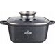 Zilner GARNEK z POWŁOKĄ MARMUROWĄ 5.4L 26cm BRYTFANNA ZILNER ZL- 9011