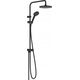 Zestaw prysznicowy Hansgrohe Dušo komplektas Hansgrohe Vernis Blend Showerpipe 200 1jet Reno EcoSmart, juodas matinis, 26099670