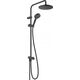 Zestaw prysznicowy Hansgrohe Dušo komplektas Hansgrohe Vernis Blend Showerpipe 200 1jet Reno EcoSmart, juodas matinis, 26099670