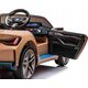 BMW Autko BMW i4 na akumulator dla dzieci Złoty + Wolny Start + EVA + Ekoskóra + Audio LED + Pilot