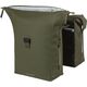 Basil Sakwa podwójna BASIL SOHO DOUBLE PANNIER BAG NORDLICHT MIK, MIK System (ready to go) 41L, 100% wodoodporna moss green oświetlenie Nordlicht Technology