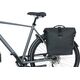 Basil Sakwa podwójna BASIL SOHO DOUBLE PANNIER BAG NORDLICHT MIK, MIK System (ready to go) 41L 100% wodoodporna night black oświetlenie Nordlicht Technology
