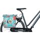 Basil Sakwa podwójna na bagażnik BASIL BLOOM FIELD DOUBLE PANNIER BAG 28-35L, Universal Bridge System, sky blue (NEW 2024)