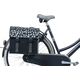 Basil Sakwa miejska podwójna BASIL URBAN LOAD DOUBLE PANNIER BAG 48-53L, Universal Bridge System, 100% wodoodporna, black reflective/black (NEW 2024)