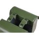Basil Sakwa miejska podwójna BASIL URBAN LOAD DOUBLE PANNIER BAG 48-53L, Universal Bridge System, 100% wodoodporna, moss green/sand (NEW 2024)