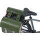 Basil Sakwa miejska podwójna BASIL URBAN LOAD DOUBLE PANNIER BAG 48-53L, Universal Bridge System, 100% wodoodporna, moss green/sand (NEW 2024)