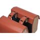 Basil Sakwa miejska podwójna BASIL URBAN LOAD DOUBLE PANNIER BAG 48-53L, Universal Bridge System, 100% wodoodporna, terra red/rose (NEW 2024)