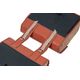 Basil Sakwa miejska podwójna BASIL URBAN LOAD DOUBLE PANNIER BAG 48-53L, Universal Bridge System, 100% wodoodporna, terra red/rose (NEW 2024)