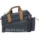 Basil Torba na bagażnik BASIL MILES TARPAULIN TRUNKBAG XL PRO 9-36L, 100% wodoodporna black slate (bez płytki mocującej) (NEW 2024)