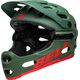 Bell Kask full face BELL SUPER 3R Rozmiar kasku: S(52-56cm), Wybierz kolor: Matte Dark Green Infrared