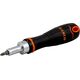 Bahco Zestaw bitów 1/4" płaskich/Phillips/Pozidriv/TORX/sześciokątnych i uchwyt wkrętaka grzechotkowego - 36 szt. BAHCO