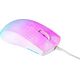 Mysz Deltaco Pusiau permatoma DELTACO GAMING pelė, RGB, itin lengva, balta / GAM-144-W