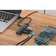 HUB USB Vention Hub USB 3.0 z 4 portami i zasilaczem Vention CHLBF 1m Czarny