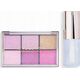 Makeup Revolution Mini Soft Glam Heroes Set Makeup Revolution: Reloaded, Eyeshadow Palette, HeartBreaker, 6 Shades, 4.2 g *Miniature + Pout Bom, Vegan, Lip Gloss, Glaze, 4 ml For Women