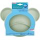 Canpol CANPOL BABIES Silikoninė lėkštė su pritvirtinimu BEAR, 51/401_gre