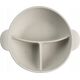 Canpol CANPOL BABIES silikoninis neslystantis dubenėlis DOTS, 3 skyrių, 360 ml, 51/403_grey
