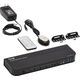 Przełącznik Eaton Eaton Tripp Lite series HDMI USB KVM Switch 4-Port 4K 60Hz HDR HDCP 2.2 IR USB Sharing - KVM-/Audio-/USB-Switch - 4 x KVM/Audio/USB - 1 lokaler Benutzer - Desktop