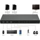 System przekazu sygnału AV MicroConnect Microconnect MC-HDMIKVM0201-4K przełącznik KVM Czarny