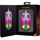 Mysz Deltaco DM330 permatoma RGB DELTACO GAMING žaidimų pelė, 1000 Hz, 3327 IC / GAM-159-T / 4222234