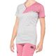 100% Koszulka damska 100% AIRMATIC Women's Jersey krótki rękaw grey mauve roz. S (NEW)