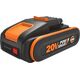 Worx Akumuliatorius 20V Li 2,0Ah, Worx WA3639