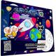 Planet Splat Planet paveikslas iš modelino, Kosmosas 30x40cm
