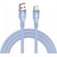 Kabel USB T-Phox KABEL T-PHOX BOLD USB/LIGHTNING 3A SKY BLUE (120W FOR XIAOMI)