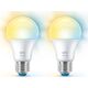 Signify WiZ White Lampe E27 Tunable 60W matt Zweierpack