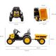 Milly Mally Milly Mally Pojazd na akumulator Traktor z przyczepą Farmer Yellow