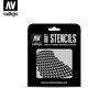 Vallejo Vallejo: Stencils - Distorted Honeycomb