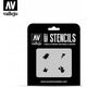 Vallejo Vallejo: Stencils - Petrol Spills