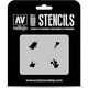 Vallejo Vallejo: Stencils - Petrol Spills
