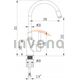 Bateria kuchenna Sourcing KITCHEN MIXER GLAMOUR FLEXBLACK/GOLD
