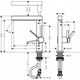 Bateria umywalkowa Hansgrohe Washbasin mixer with pull-out sprayer Hansgrohe Finoris 76063670, black matt