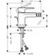 Bateria bidetowa Hansgrohe Bidet faucet Hansgrohe Vernis Blend, 71210670, black matte