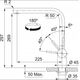Bateria kuchenna Franke Faucet for washing machine Franke Atlas 115.0521.435 stainless steel