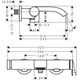 Bateria umywalkowa Hansgrohe Bathroom faucet Hansgrohe Vivenis 75420670, black matte