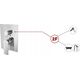 Ferro ALGEO SQUARE BOX bateria podtynkowa natryskowa 2-funkcyjna, chrom