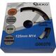 Geko Tarcza diam. do szlif.125 M14 duble GEKO(20)