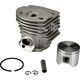 Geko Komplet cylinder + tłok do Husqvarny 55 46mm (20)