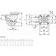 Geko Koło obrotowe z hamulcem 75mm PP/TPR (100)