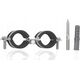 Geko Obejma metalowa z gumą do rur podwójna 3/4" 26-30mm (200)