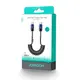 Joyroom S-A43 Crystal-Clear Series 60W spiral cable USB-C / USB-C 1.5m black