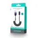Joyroom S-A43 Crystal-Clear Series 3A spiral cable USB-A / Lightning 1.5m black