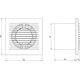 Europlast EXHAUST VENTILATOR EE100 D100 MM