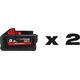 Milwaukee MILWAUKEE.BATTERY HAMMER. M18ONEFHXDEL-552C + EXTRACTION SYSTEM