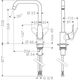 Bateria kuchenna Hansgrohe Hansgrohe Focus M41 31821000