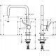 Bateria kuchenna Hansgrohe Kitchen faucet Hansgrohe Talis M54 72844670 (matte black)