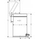 Hansgrohe Dustbin Hansgrohe AddStoris 41775670, black matt