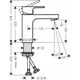 Bateria umywalkowa Hansgrohe Washbasin mixer Hansgrohe Vernis Shape, 71569000, chrome